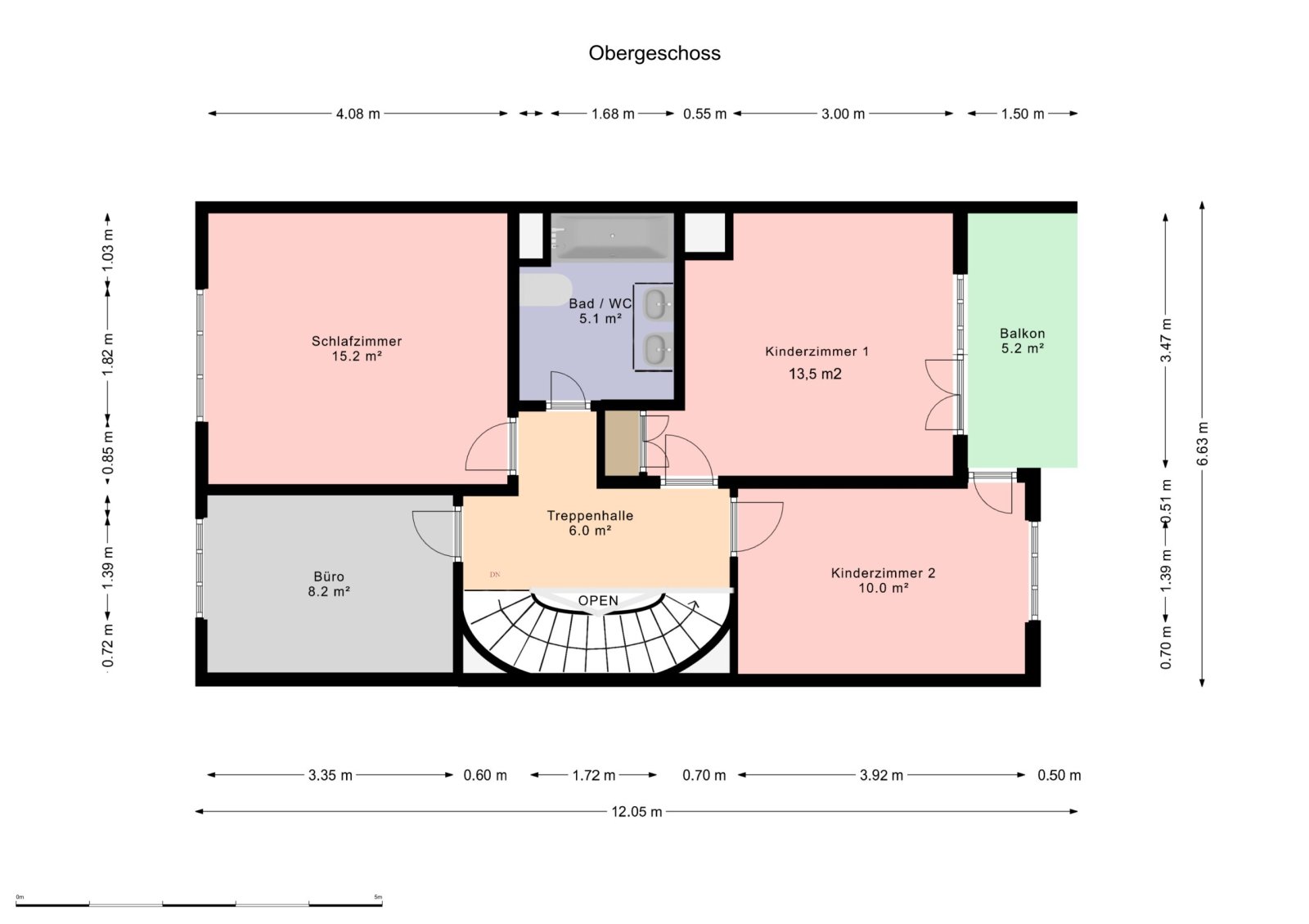Charmantes Mittelhaus, ruhig gelegen mit traumhafter Aussicht!