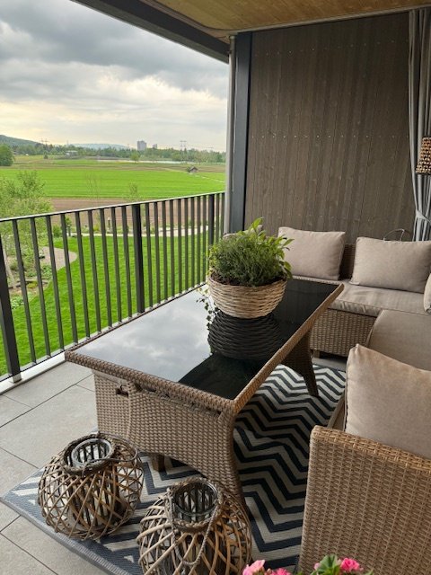 Balkon mit Aussicht